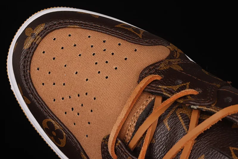 All Categories Air Jordan Jordan Series Basketball Shoes Air Jordan 1 Low Air Jordan 1 AJ1 Joe 1 Donkey Brand Co-branded Customized Low-top Basketball Shoes 554724-555